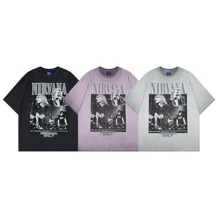 Nirvana printed short sleeved T-shirt
