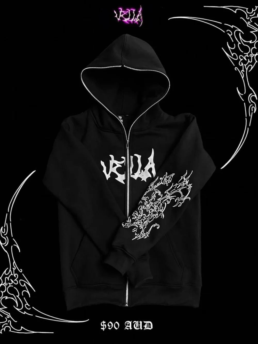Men's Zip Up Hoodie