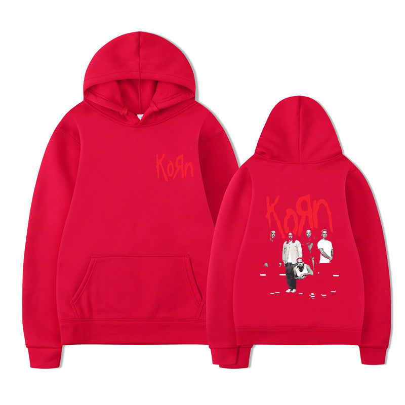 Korn Graphic Hoodie unisex Casual Oversized