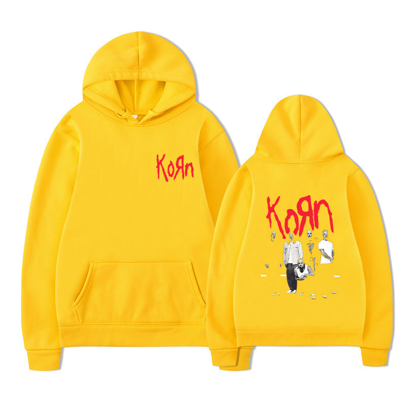Korn Graphic Hoodie unisex Casual Oversized
