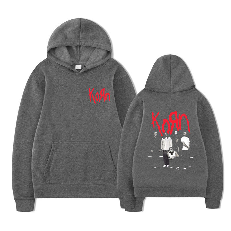 Korn Graphic Hoodie unisex Casual Oversized