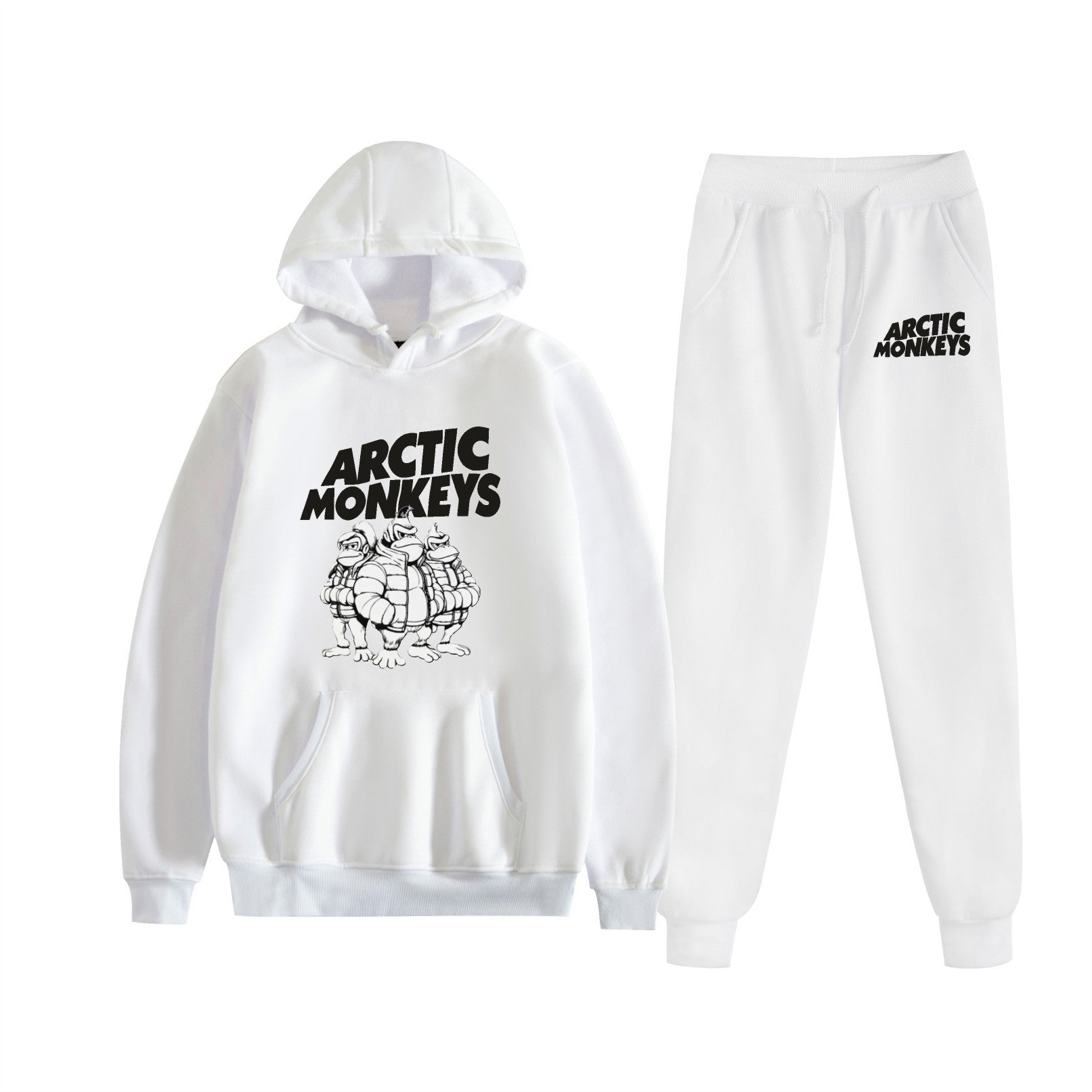 Multi Colored Arctic Monkeys Hoodie and Sweatpants