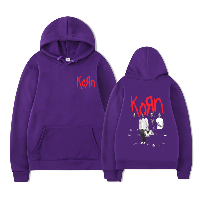 Korn Graphic Hoodie unisex Casual Oversized