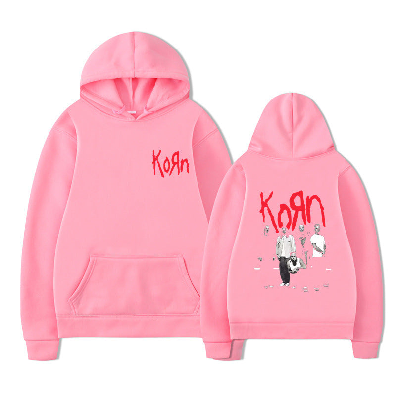 Korn Graphic Hoodie unisex Casual Oversized