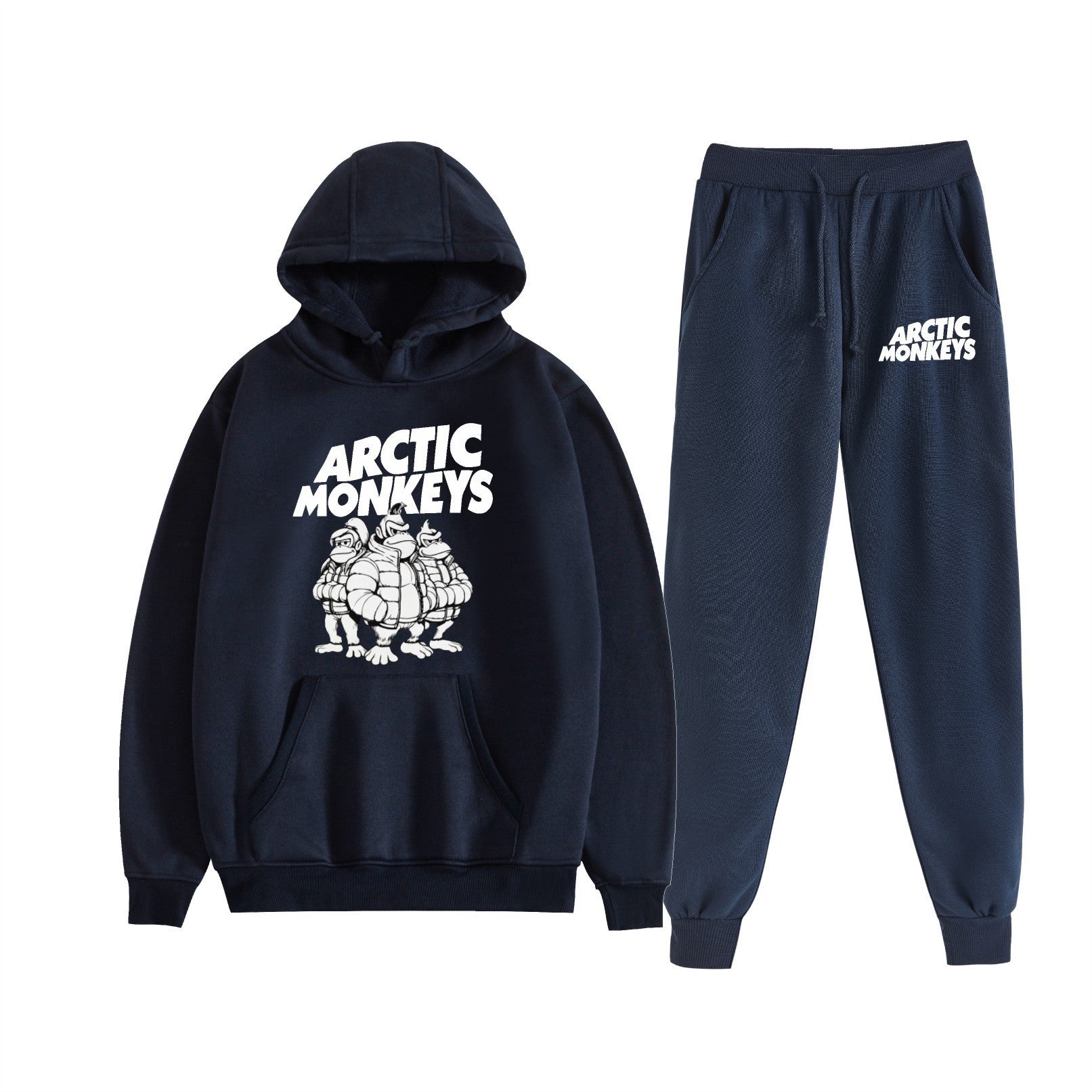 Multi Colored Arctic Monkeys Hoodie and Sweatpants