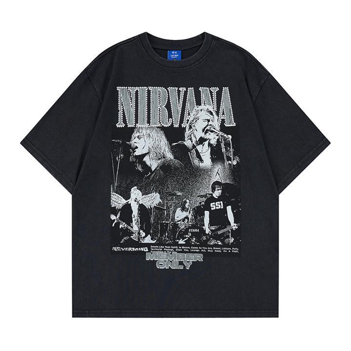 Nirvana printed short sleeved T-shirt