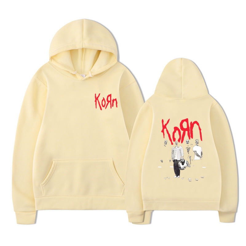 Korn Graphic Hoodie unisex Casual Oversized