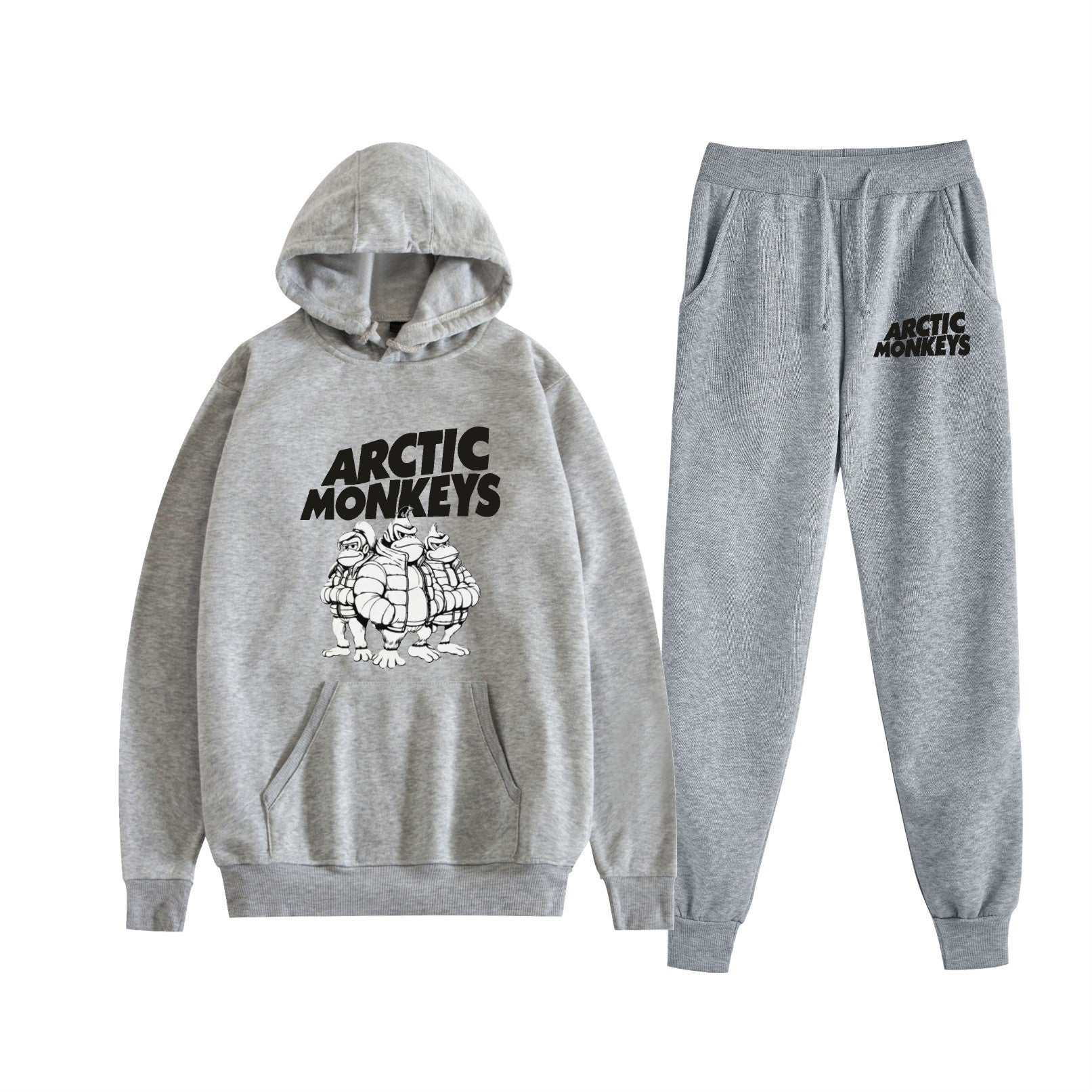 Multi Colored Arctic Monkeys Hoodie and Sweatpants