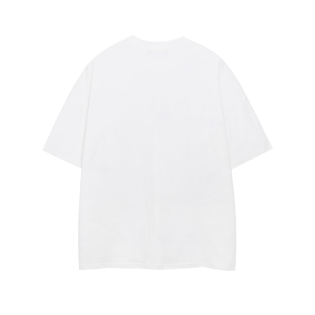 vintage printed short sleeve t shirt