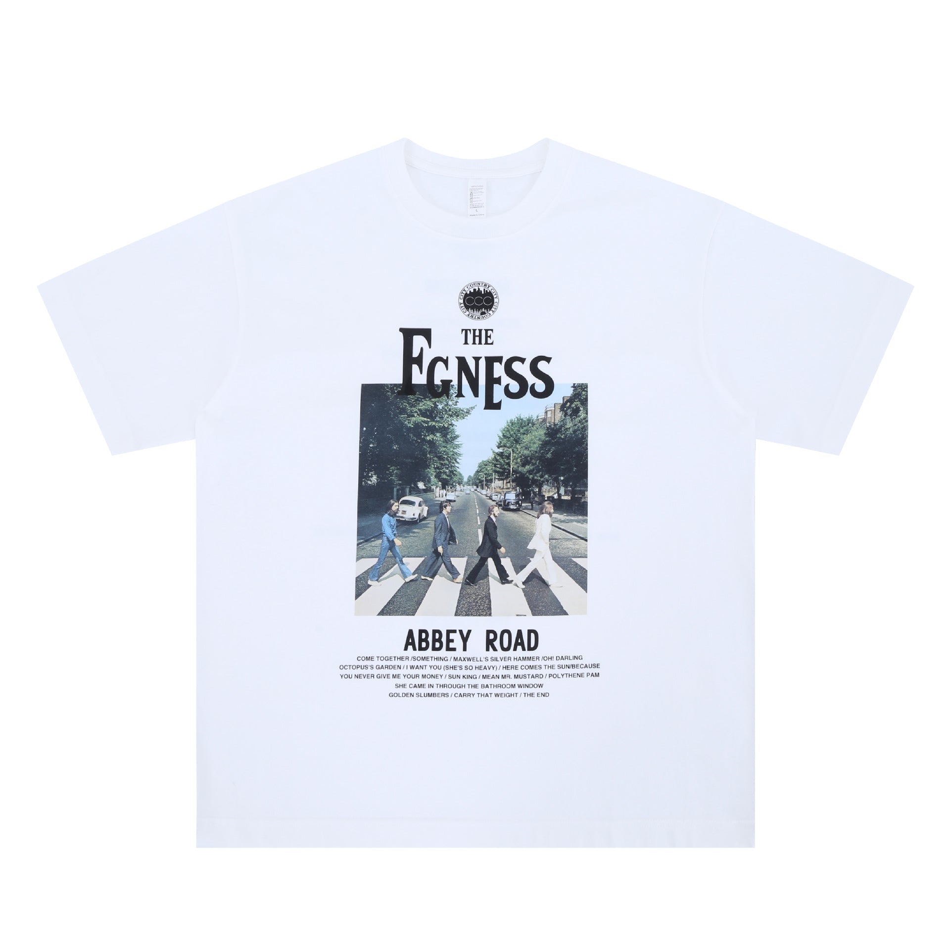 Unisex Short Sleeve Rock Print T-Shirt
