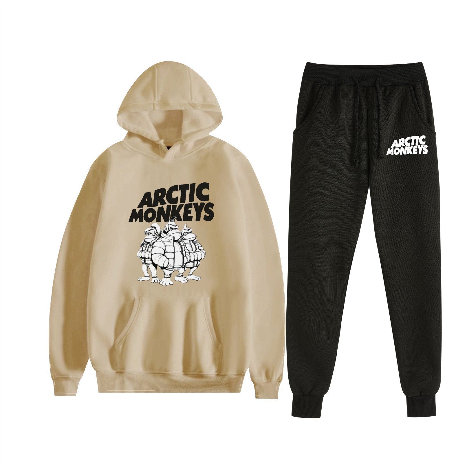 Multi Colored Arctic Monkeys Hoodie and Sweatpants