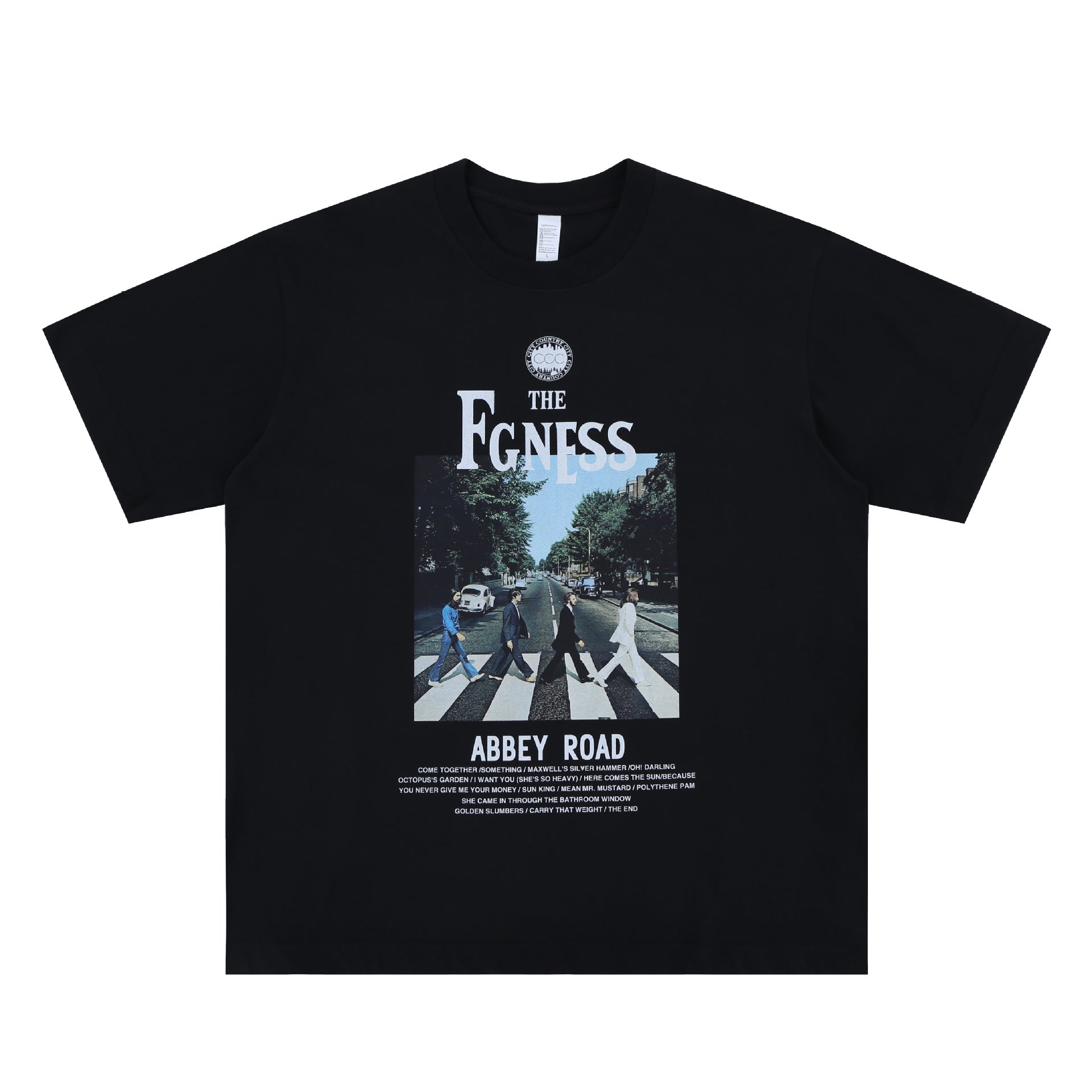 Unisex Short Sleeve Rock Print T-Shirt