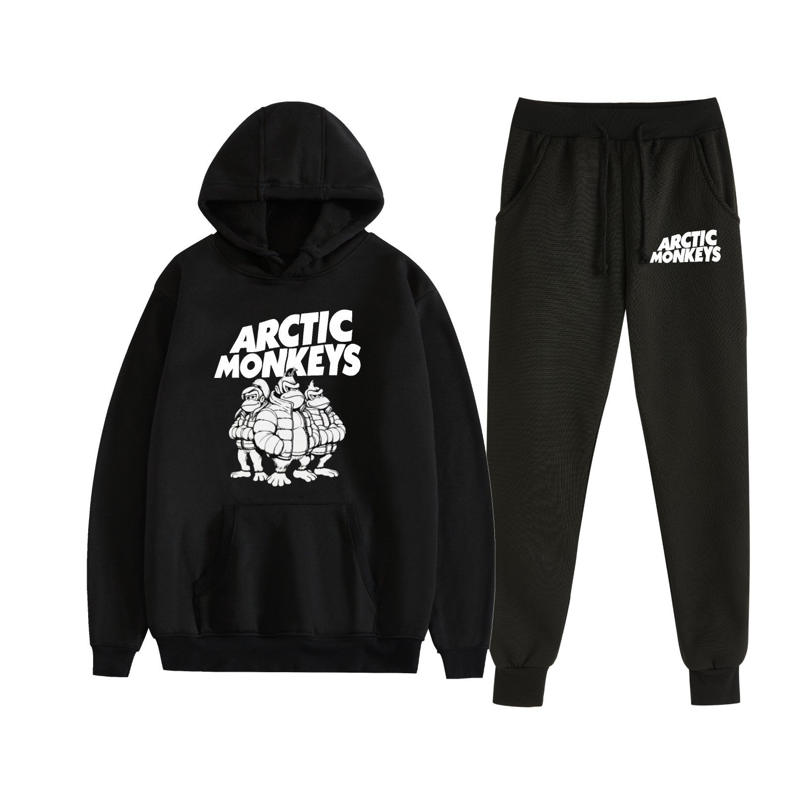 Multi Colored Arctic Monkeys Hoodie and Sweatpants