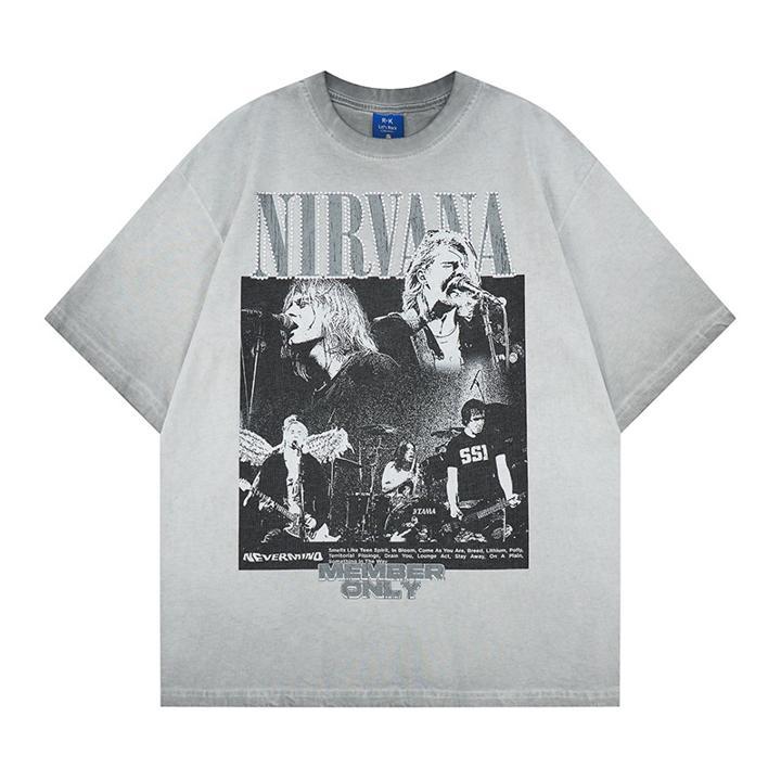 Nirvana printed short sleeved T-shirt