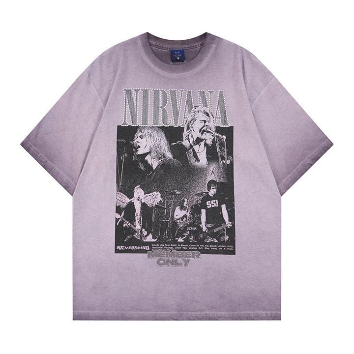 Nirvana printed short sleeved T-shirt