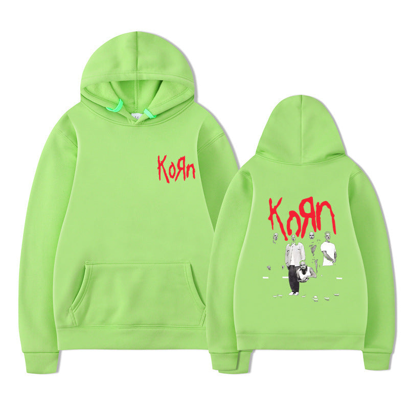 Korn Graphic Hoodie unisex Casual Oversized