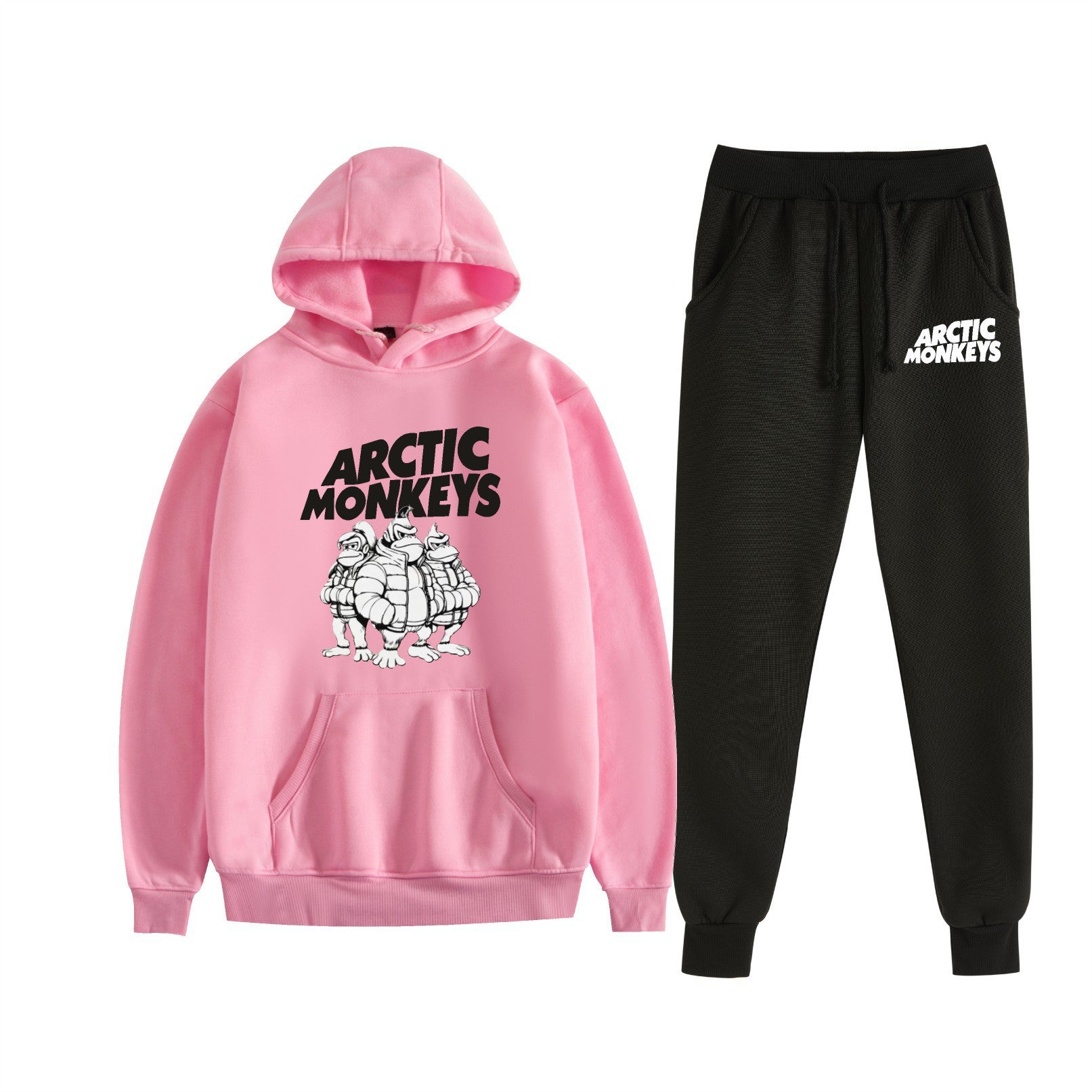 Multi Colored Arctic Monkeys Hoodie and Sweatpants