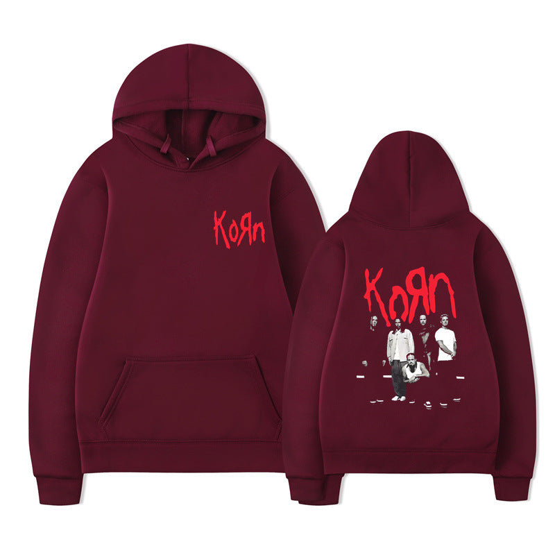 Korn Graphic Hoodie unisex Casual Oversized
